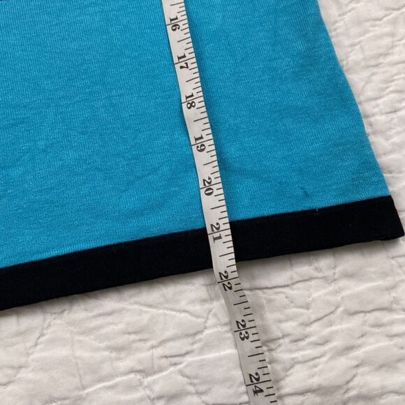 Vintage Studio G Silk Blend Colorblock Quarter Sleeve Shirt size Medium - Picture 6 of 6